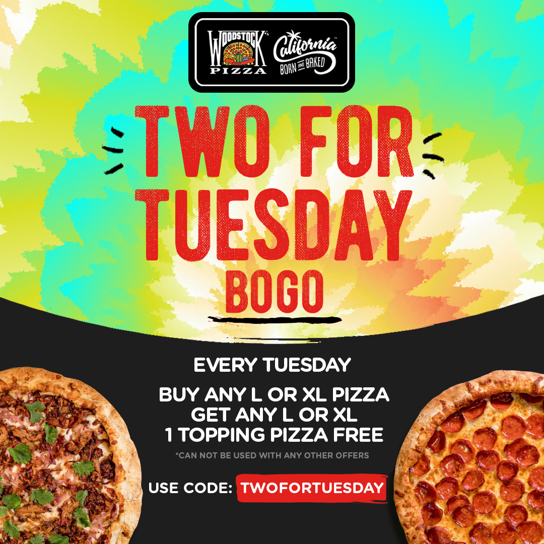 Every Tuesday Buy any L or XL & Get One Free. Use code: TWOFORTUESDAY